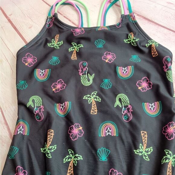 Cat & Jack Mermaid swimsuit L10/12 - Picture 3 of 5